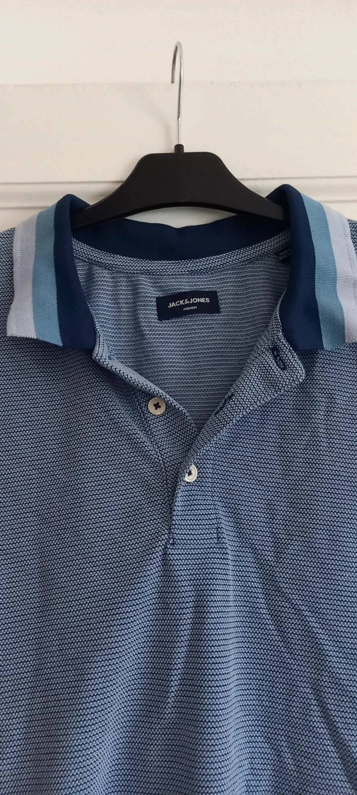 Polo manches courtes Jack & Jones bleu XL – photo 3